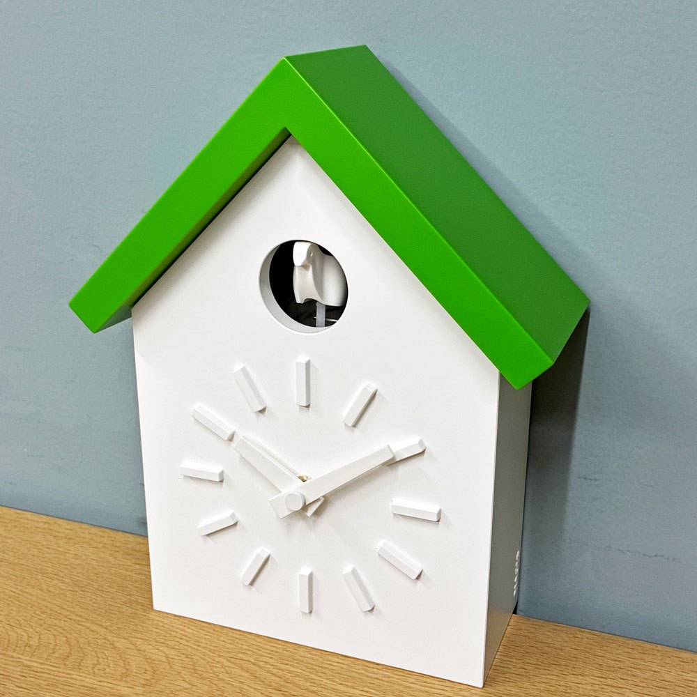 マジス MAGIS クークロック CU-CLOCK 鳩時計 グリーン 未使用品 動作確認済み 深澤 直人 イタリア モダンデザイン 参考価格¥59,400- ◎