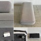 カッシーナイクスシー Cassina ixc. フォロ FORO システムソファ S2 2人掛けシート ファブリック グレー系 W129cm フランチェスコ・ロタ 定価￥248,600-以上 〓