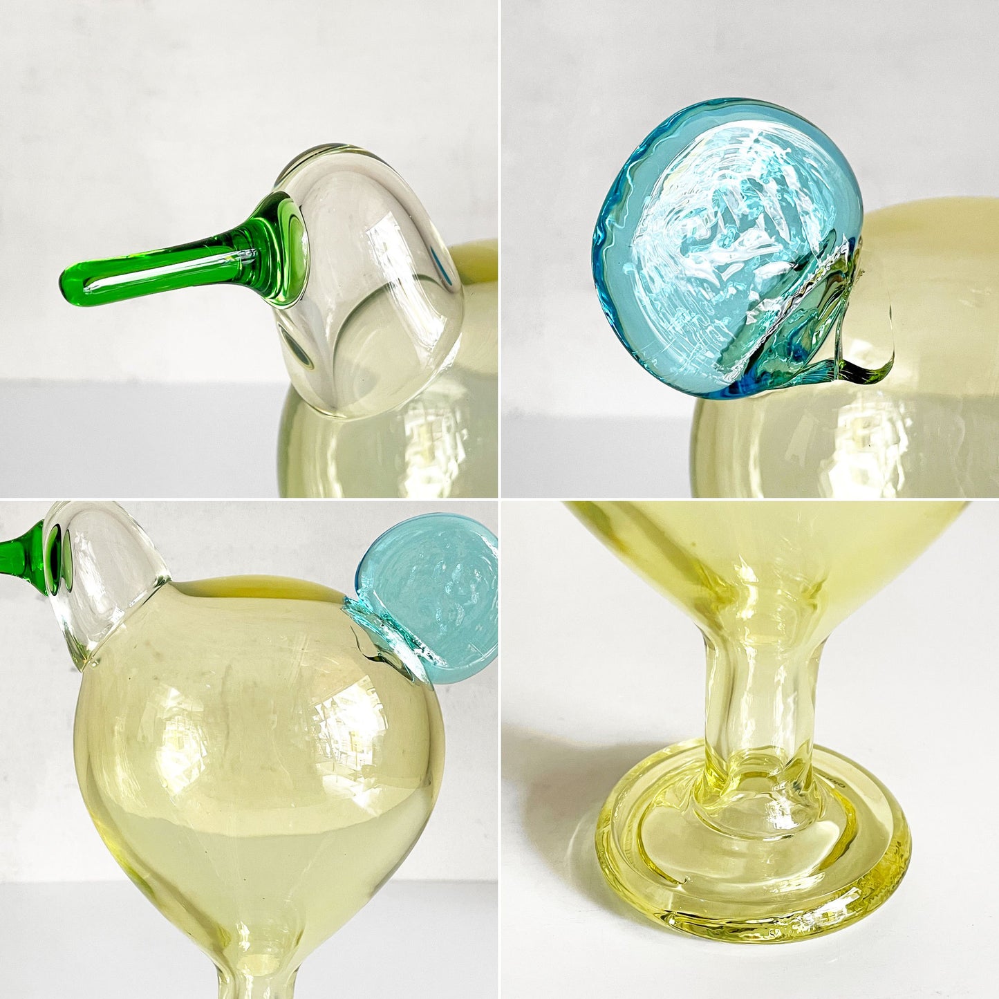 イッタラバード iittala バーズバイトイッカ Birds by Toikka スロ Sulo 脚付き スコープ復刻品 2021年 94/500 オイバ・トイッカ 北欧雑貨 ヒビ有 ■