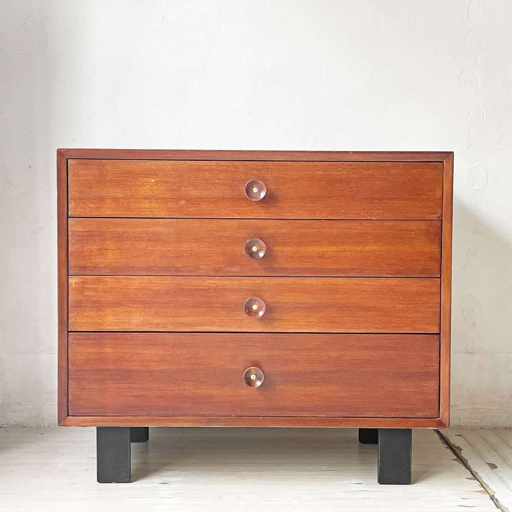 ハーマンミラー Herman Miller ネルソンベーシックキャビネット Nelson Basic Cabinet Series 4ドロワー チェスト ビンテージ ジョージ・ネルソン ミッドセンチュリー ★