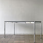 USMモジュラーファニチャー USM Haller USMハラーテーブル ワーキングデスク ダイニングテーブル MDF ミッドグレー W150×D75×H74cm アジャスター ◇