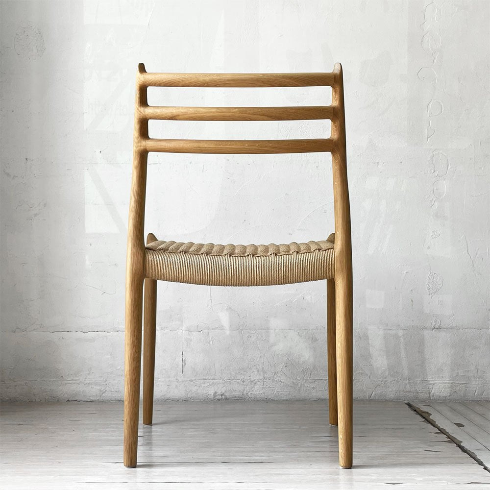 JLモラー J.L.Moller Model No.78 ダイニングチェア オーク材 ペーパーコード ニールス・O・モラー デンマーク 定価¥177,100- ★