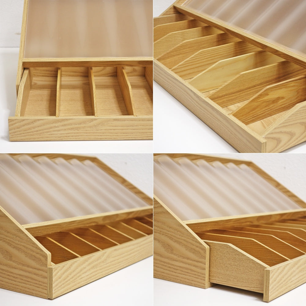 無印良品 MUJI 木製 カトラリーボックス ディスプレイボックス 店舗什器 ●