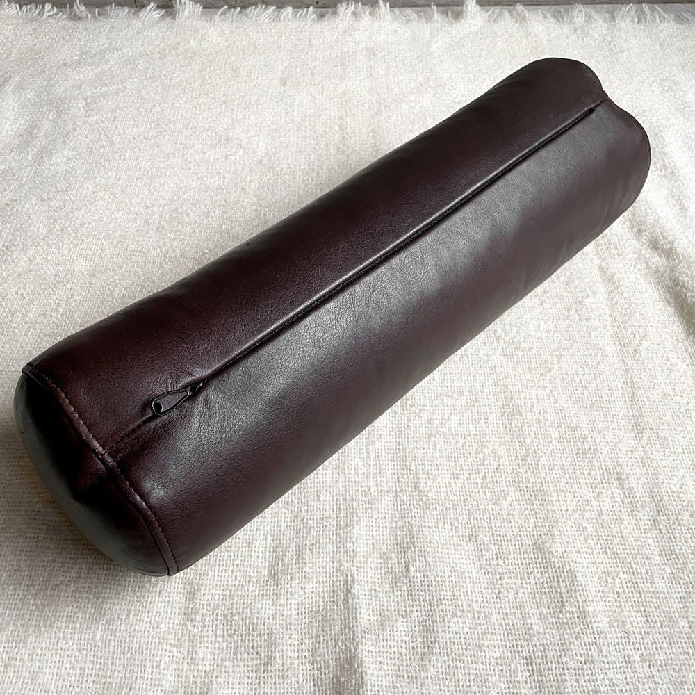 リーンロゼ ligne roset ロゼプラド ROSETPRADO ボルスタークッション レザー ブラウンカラー 本革 フェザー 参考定価￥58,300～ A