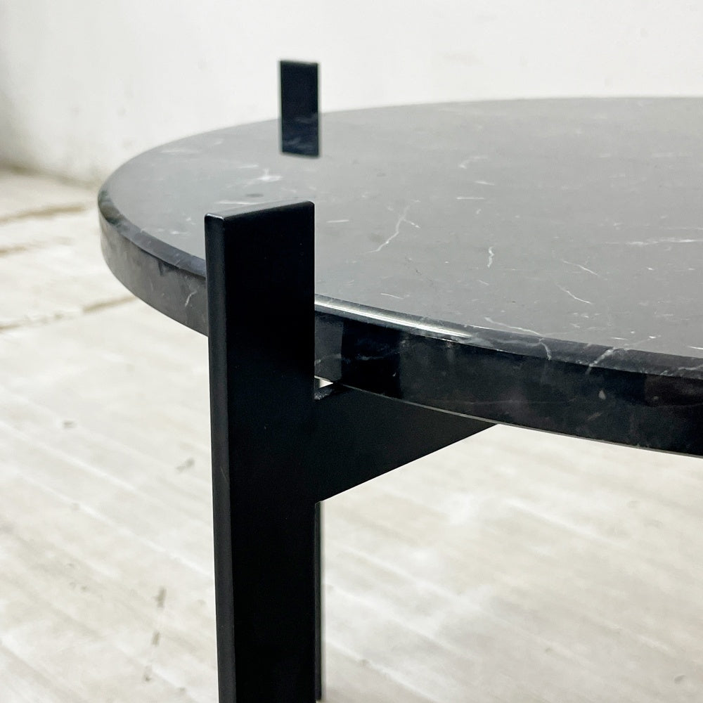 オックスデンマーク OX DENMARQ シングルデックテーブル SINGLE DECK TABLE 大理石×スチール ブラック モダンデザイン 定価 99,000円 ●