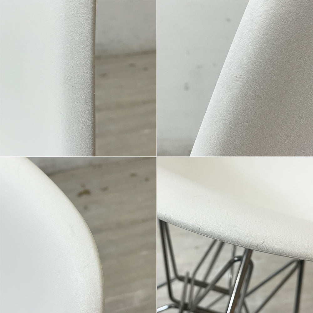 ハーマンミラー Herman Miller サイドシェルチェア ポリプロピレン製 エッフェルベース ホワイト C&R イームズ ミッドセンチュリー B ●