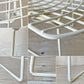 ノル Knoll 420 サイドチェア ワイヤーチェア ホワイト ハリー・ベルトイア Harry Bertoia ミッドセンチュリー 名作椅子 ★