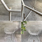 ノル Knoll ビンテージ ダイヤモンドチェア Diamond Chair ハリー・ベルトイア Harry Bertoia ホワイトフレーム ミッドセンチュリー ♪