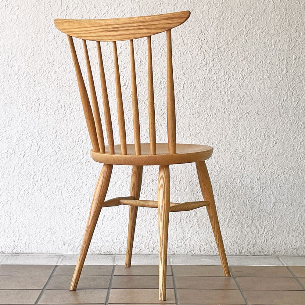 柏木工 KASHIWA KURA WINDSOR キッチンチェア ダイニングチェア W554A/K オーク無垢材 オイル仕上げ 定価50,600円 ◇