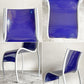 カルテル Kartell FPE chair スタッキングチェア ダイニングチェア 2脚セット アルミ ポリプロピレン ブルー ロンアラッド イタリアモダン 廃番 A ■
