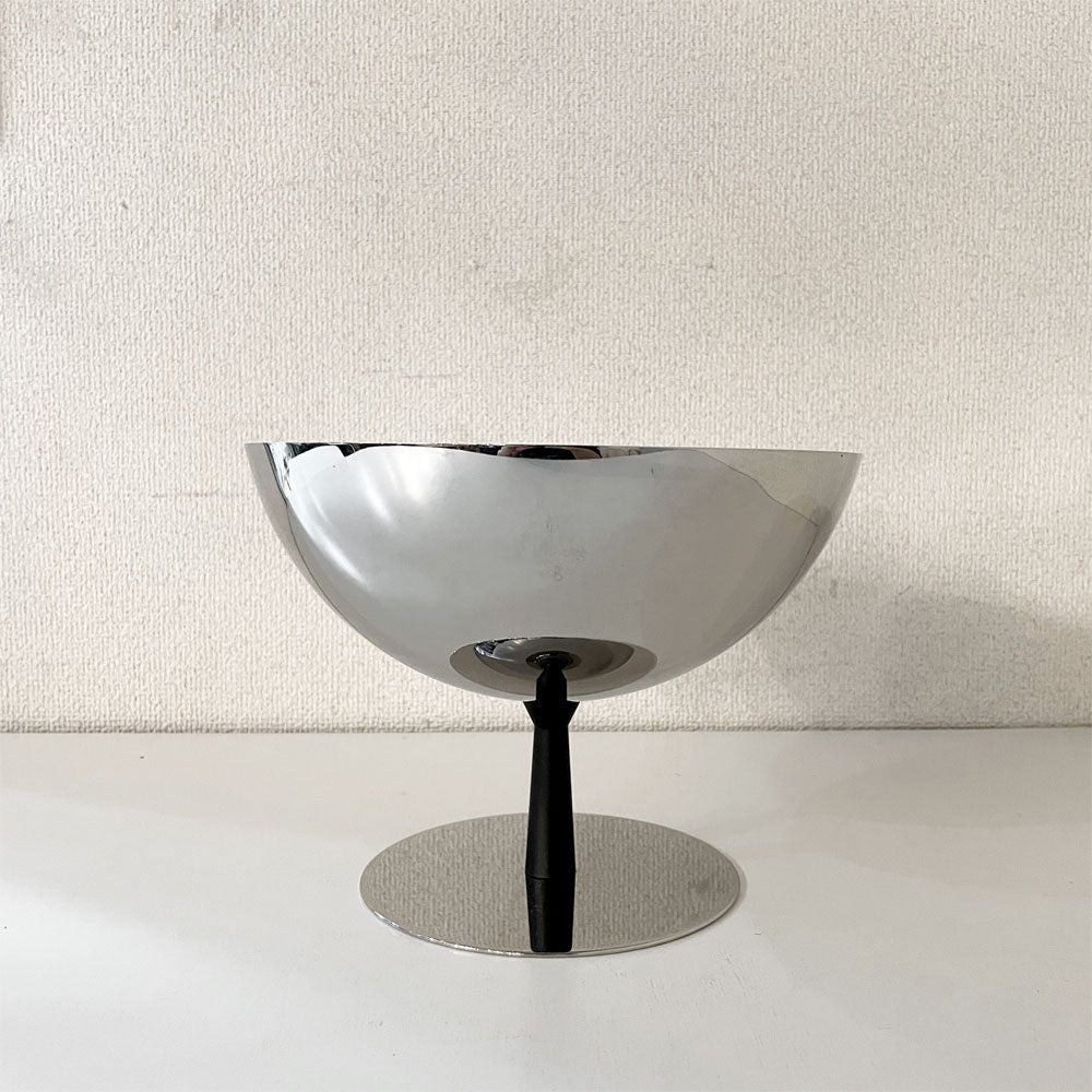 アレッシィ ALESSI AC04 フルーツボウル 脚付 ステンレス製 アキッレ・カスティリオーニ Achille Castiglioni イタリア ザル欠品 ◎