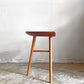 シキファニチア SIKI FURNITURE スツールテーブル STOOL TABLE 1 サイドテーブル ブラックチェリー無垢材 W45cm 板座 国産家具 ■