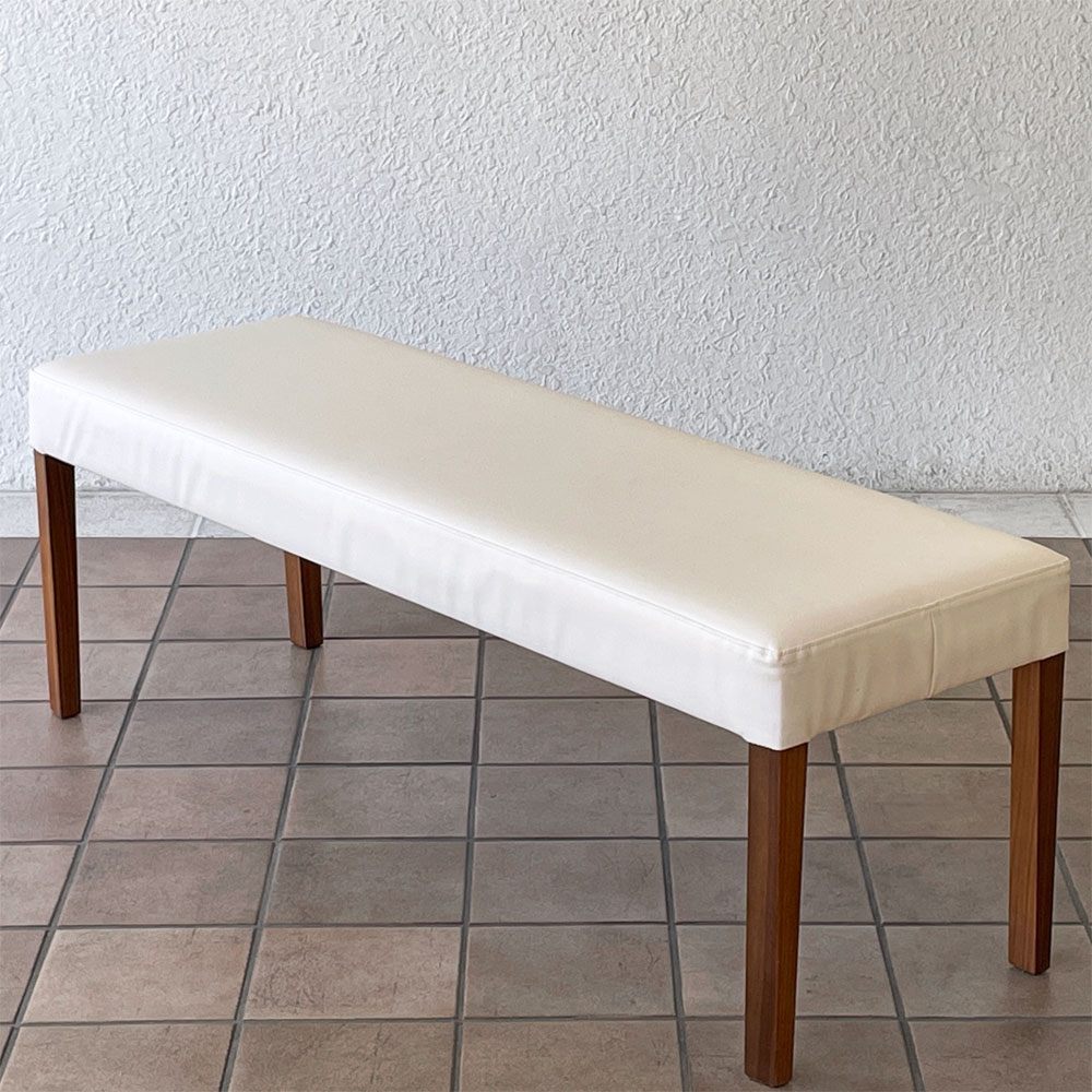 カリモク karimoku CU03 ダイニングベンチ W120cm ウォールナット 合成皮革 モダンデザイン ◇