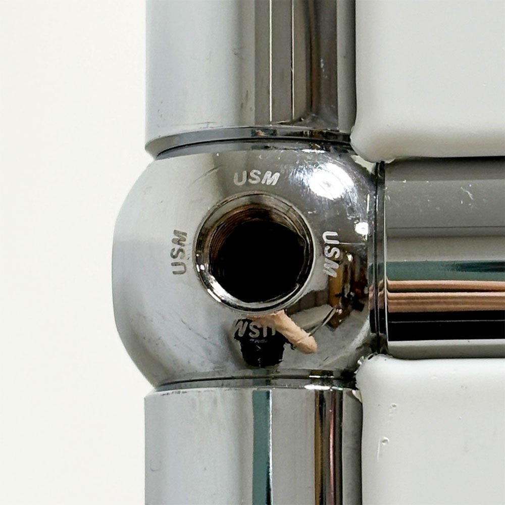 ユーエスエムハラー USM Haller モジュラーファニチャー ハラーシステム キャビネット オープンシェルフ 本棚 飾り棚 1列6段 ピュアホワイト スイス ●