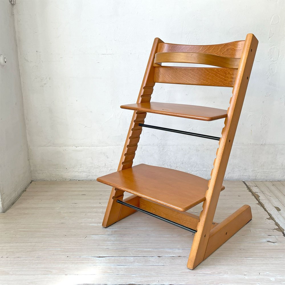 ストッケ STOKKE トリップトラップ TRIPP TRAPP ベビーチェア キッズチェア S/N無し カード付き ノルウェー 北欧家具 ★