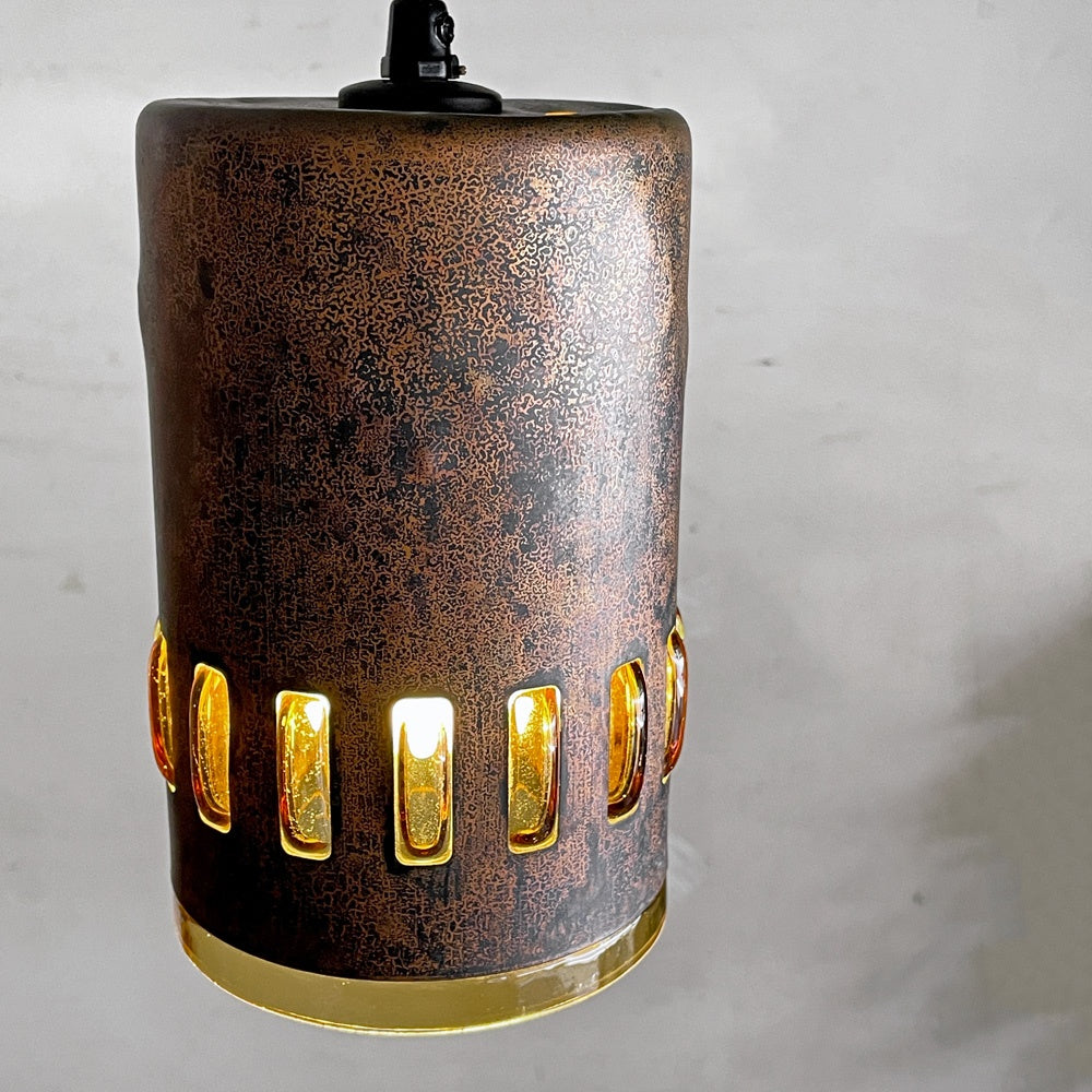 ラーク・アムステルダム Raak Amsterdam コッパー＆ガラス ペンダントライト Copper＆Glass Pendant Lamp ナニー・スティル Nanny Still オランダ ビンテージ Dutch Vintage ■