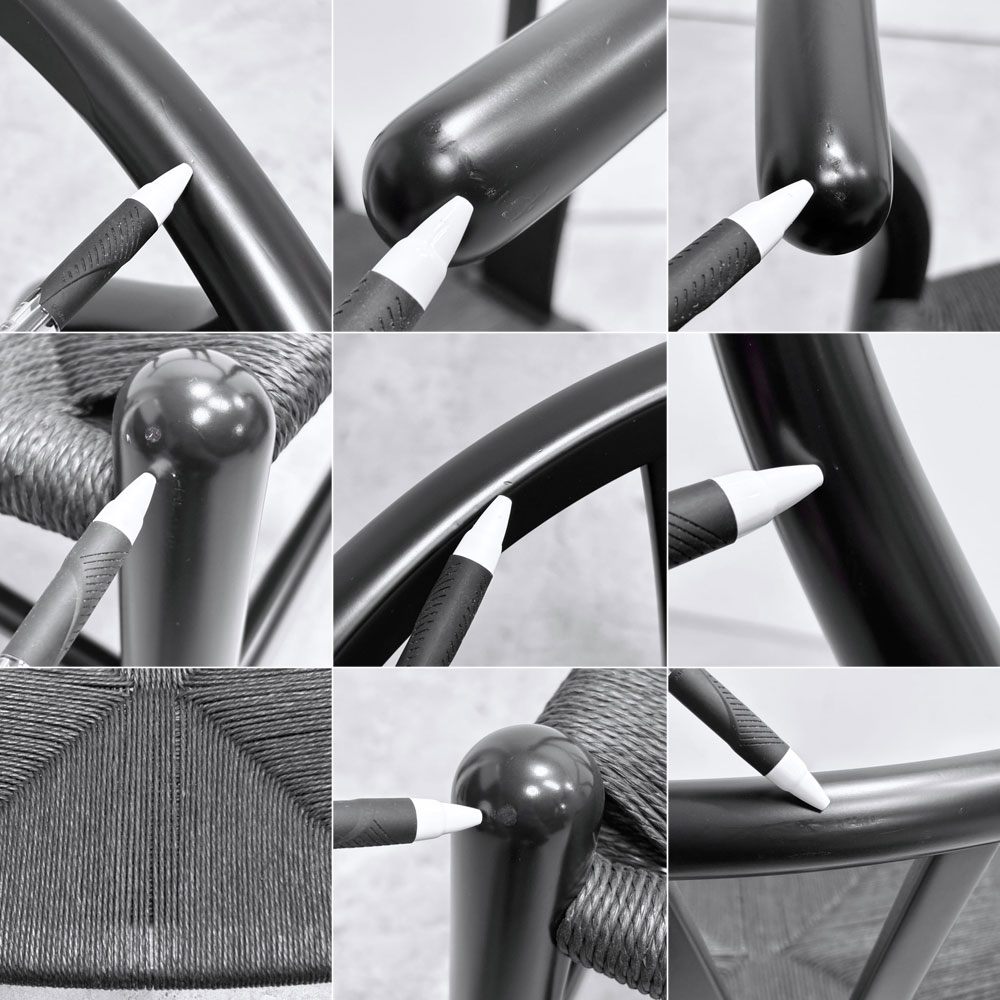 カールハンセン＆サン Carl Hansen & Son CH24 Yチェア ブラックラッカー×ブラックペーパーコード ビーチ材 ハンス・J・ウェグナー デンマーク 北欧家具 日本仕様サイズ ●