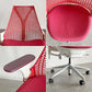 ハーマンミラー Herman Miller セイルチェア SAYL CHAIR デスクチェア オフィスチェア レッド ミドルバック イヴ・ベアール 2013年製 旧モデル 〓