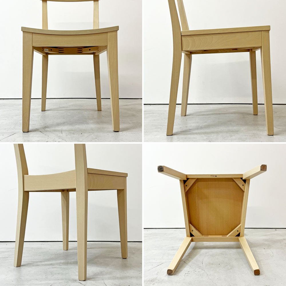 カリガリス Calligaris ラ ロカンダ LA LOCANDA ウッドチェア ダイニングチェア ビーチ無垢材 ナチュラル イタリアモダン B ●