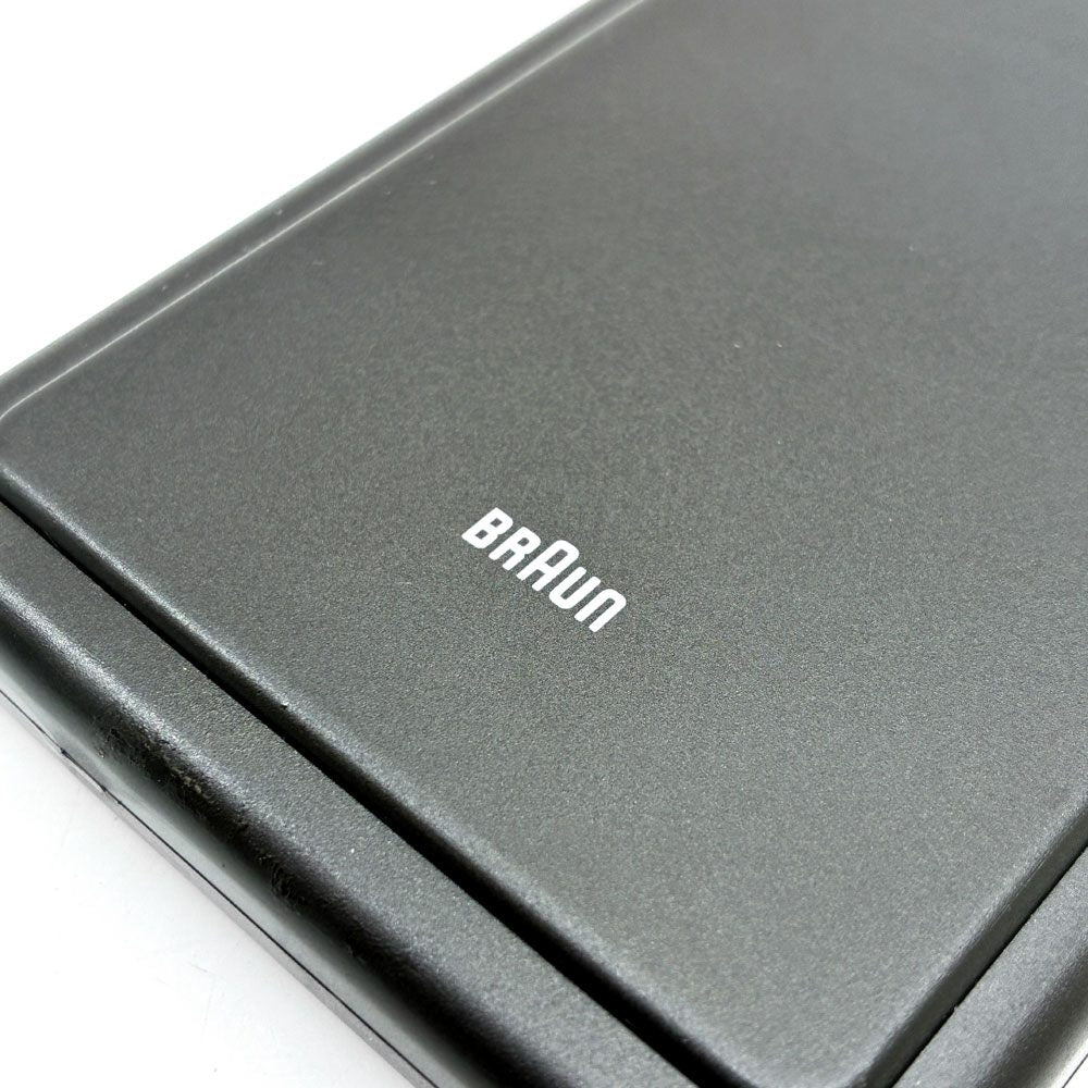 ブラウン BRAUN カーキュレーター 電卓 ET66 ブラック Type:4776 ディーター・ラムス Dieter Rams ドイツ 専用カバー＆箱付 ●