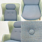 フリッツハンセン Fritz Hansen ロオチェア RO JH2 ラウンジチェア ハイバック Faded Denim Blue ファブリック オーク材フレーム ハイメ・アジョン 北欧モダン●