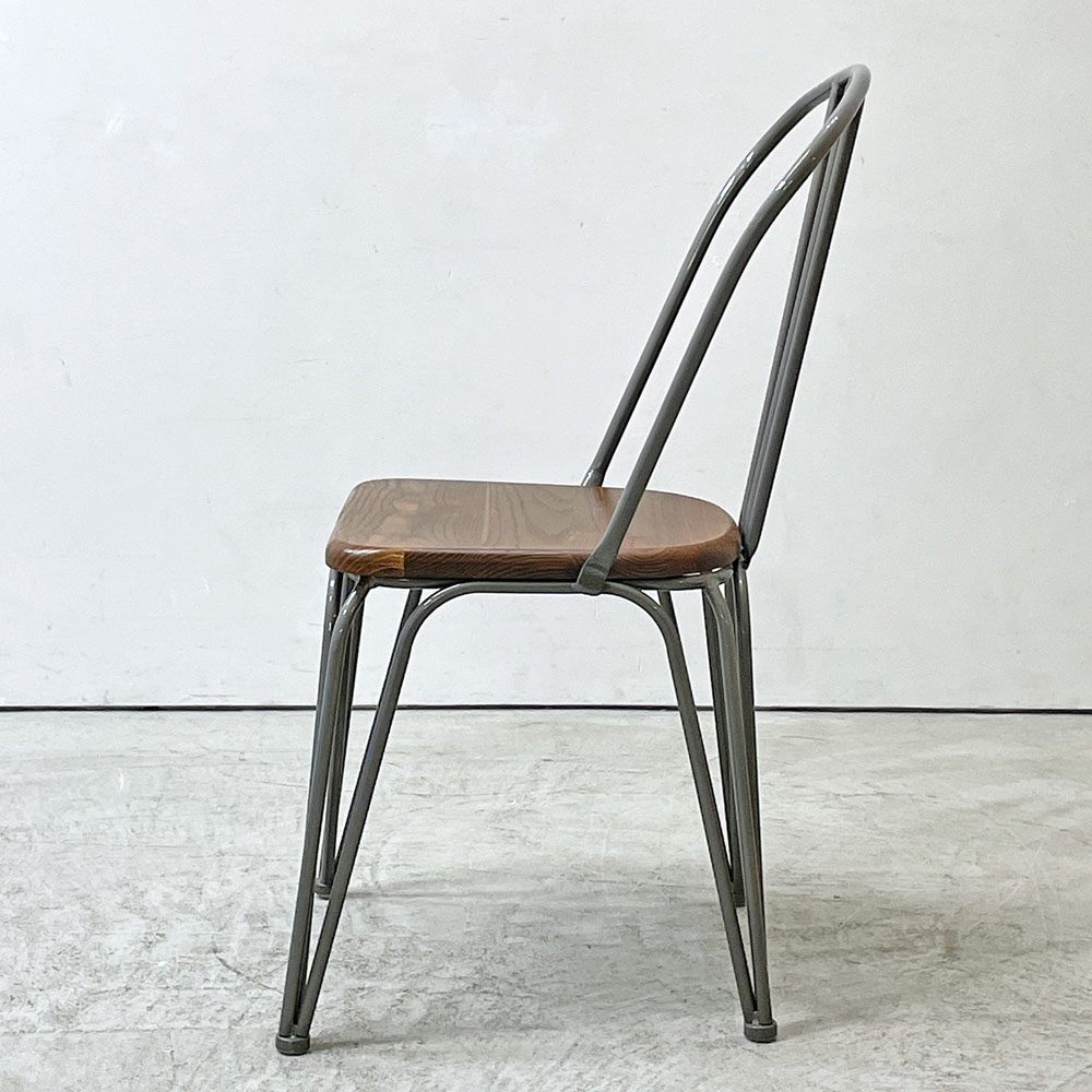 ガルト GART 1290 CHAIR ダイニングチェア エルム古材×アイアン インダストリアルデザイン 工業系 A ●