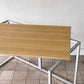 ビスレー BISLEY デスクプラン DESK PLAN Lフット ワーキングテーブル デスク オーク メラミン天板 スチール脚 W120cm イギリス ◇