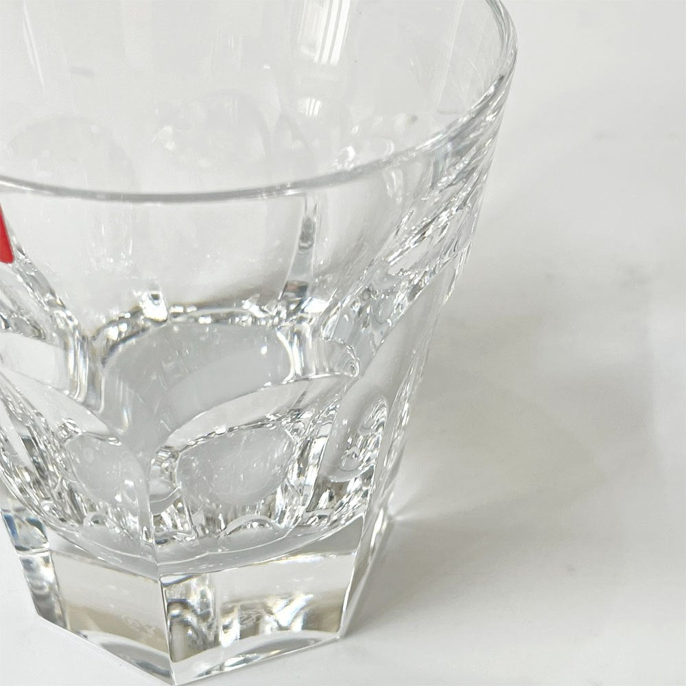 バカラ Baccarat アルクール Harcourt ロックグラス クリスタルガラス フランス 定価33,000円 箱付き 美品 A ★