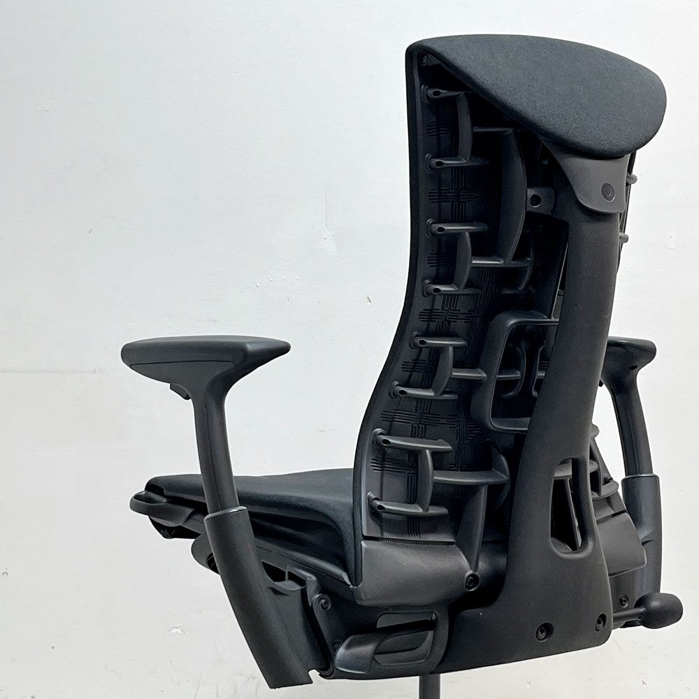 ハーマンミラー Herman Miller エンボディチェア デスクチェア オフィスチェア ジェフ・ウェバー ビル・スタンフ シンク ブラック 2021年製 定価¥306,900- ●