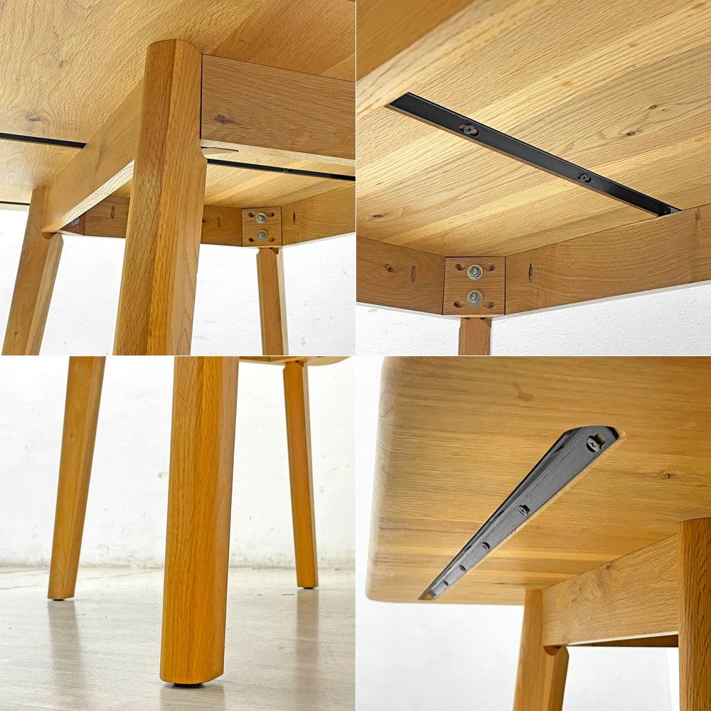 シクロ SICURO LDテーブル ダイニングテーブル オーク材 W119cm H62cm ナチュラルスタイル ●
