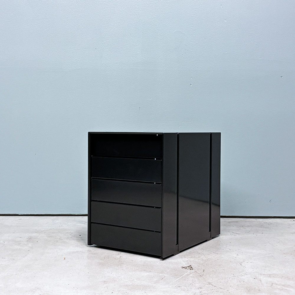 ユーエスエムハラー USM Haller USMハラー ユーエスエム イノス USM inos DRAWER SET ドロワーセット 5段 レターケース ブラック系カラー ◎