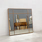 ポラダ porada フォーシーズンズ・クアドラート ミラー FOUR SEASONS QUADRATO MIRROR 100cm ウォールナット無垢材 〓