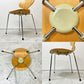 フリッツハンセン Fritz Hansen アントチェア 4本脚 ナチュラルビーチ ラッカー アルネ・ヤコブセン 北欧家具 J ●
