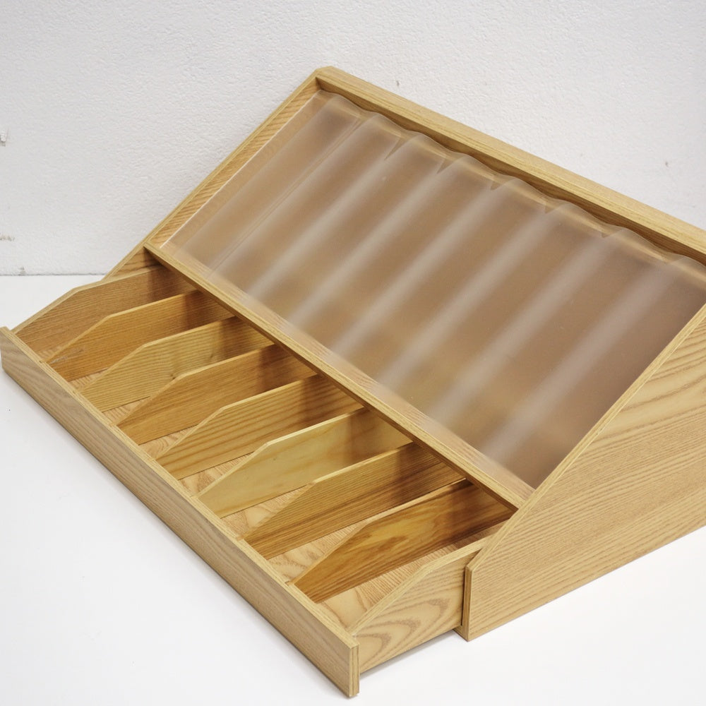 無印良品 MUJI 木製 カトラリーボックス ディスプレイボックス 店舗什器 ●