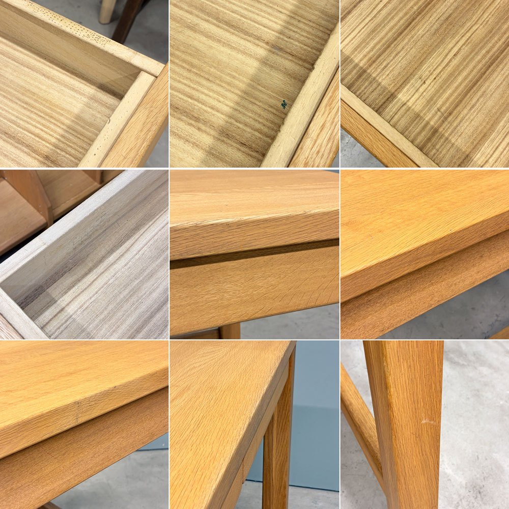 起立木工 デスク ブックシェルフ付き 国産家具 IDC大塚家具取扱い ナチュラル ◎