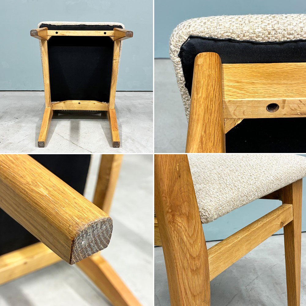 クラッシュゲート CRASHGATE ノットアンティークス Knot Antiques ピケ PIKE ダイニングチェア ベージュ オーク材 定価：￥31,900- ◎