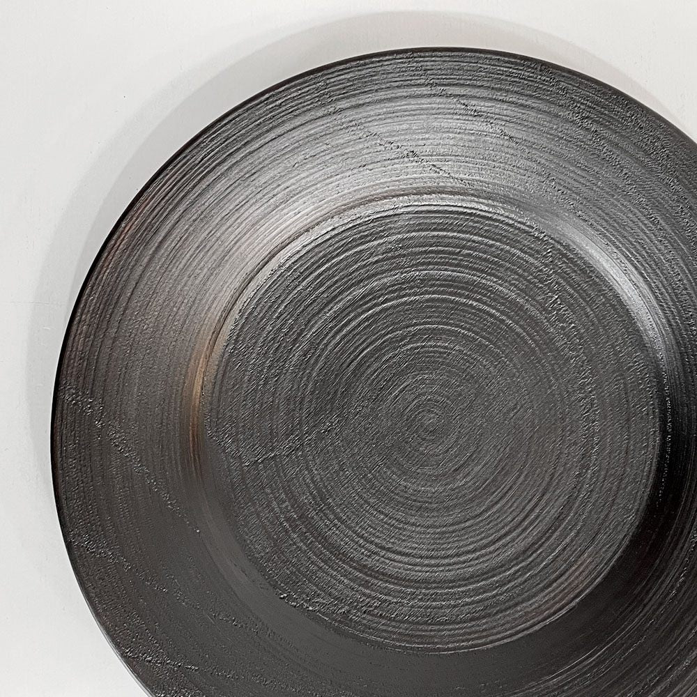 赤木明登 Akito Akagi パスタ皿 黒 nurimono 約21cm 漆器 輪島塗 現代作家 C ◎