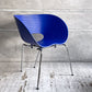 ヴィトラ vitra トムバック Tom Vac ダイニングチェア ロン・アラッド Ron Arad スタッキング ブルー 廃番 モダンデザイン ♪