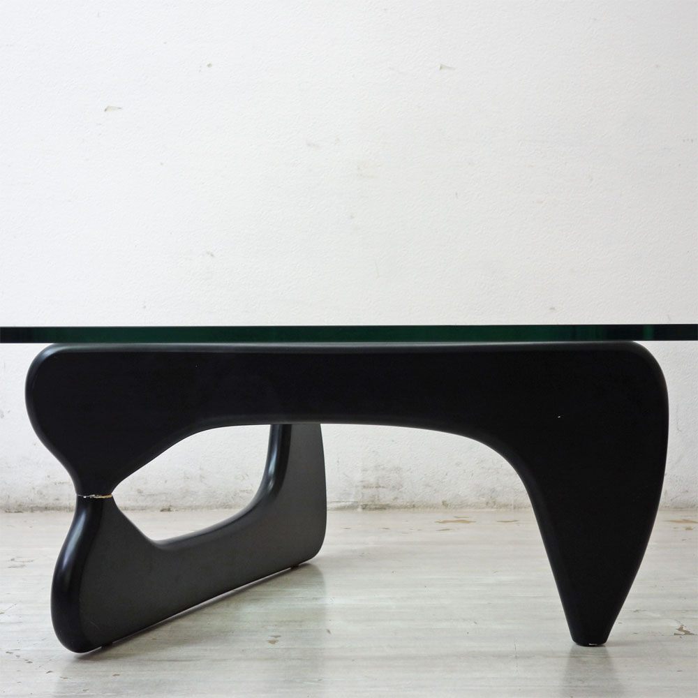 イサムノグチ Isamu Noguchi コーヒーテーブル Coffee Table ガラス天板厚20mm リプロダクト品 デザイナーズ家具 名作 ●