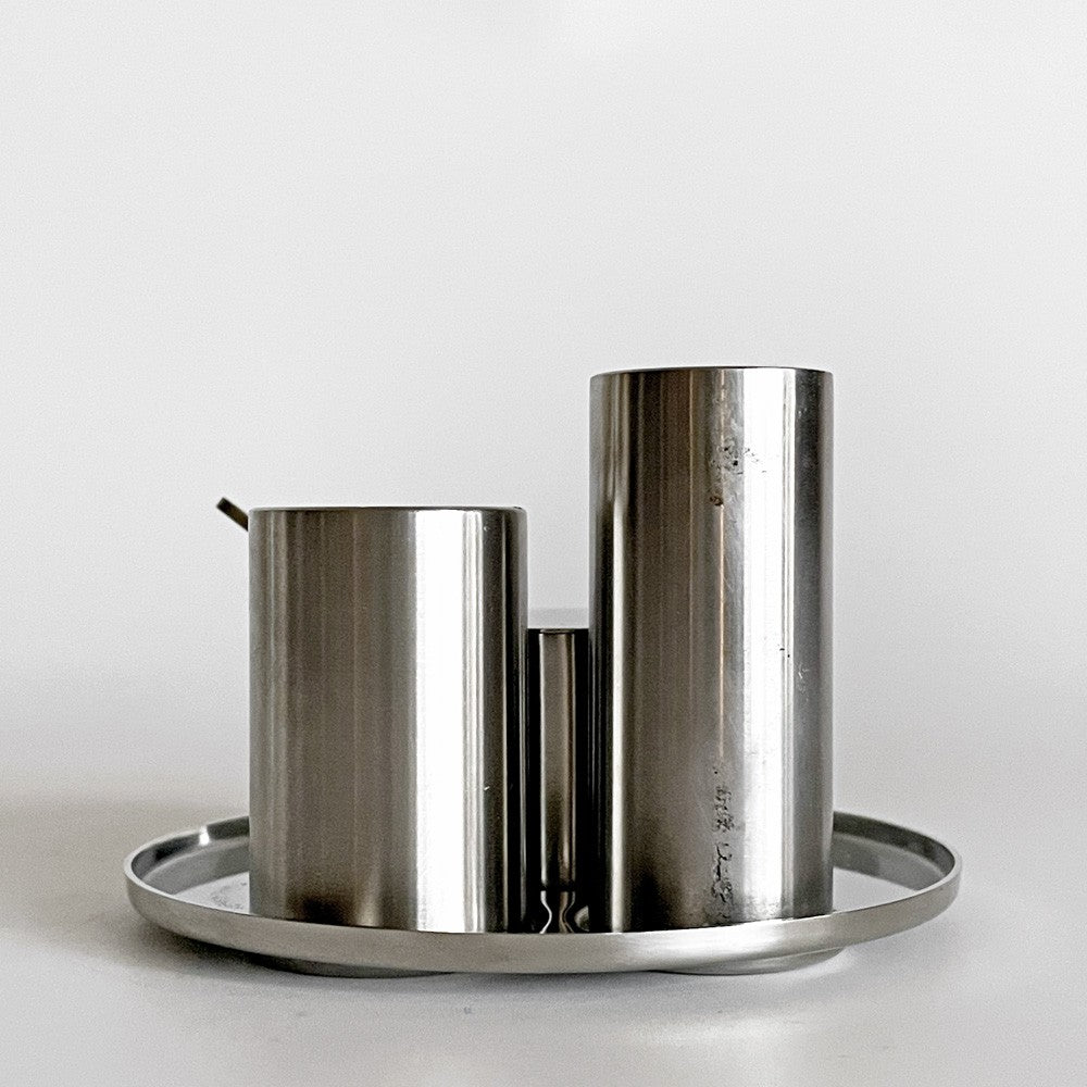 ステルトン Stelton シリンダライン Cylinda-line ソルト＆ペッパー ディスペンサー Solt＆pepper ステンレス アルネヤコブセン ■