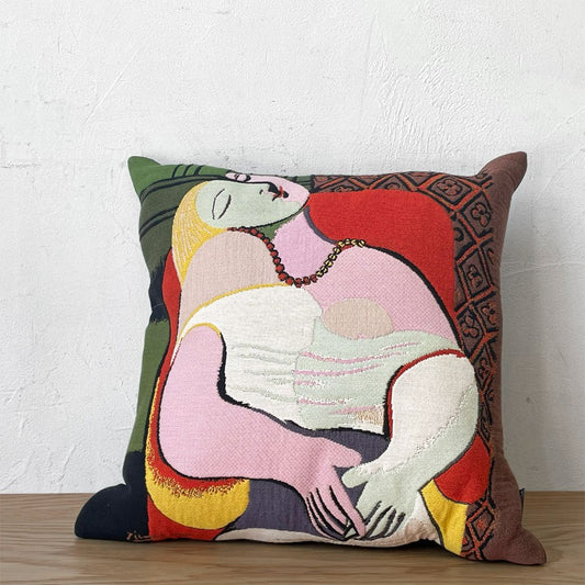 ジュール・パンス JULES PANSU クッション Pablo Picasso パブロ ピカソ 45cm ピカソ ラ レーヴ コンランショップ THE CONRAN SHOP 取扱 定価￥19.800- ★