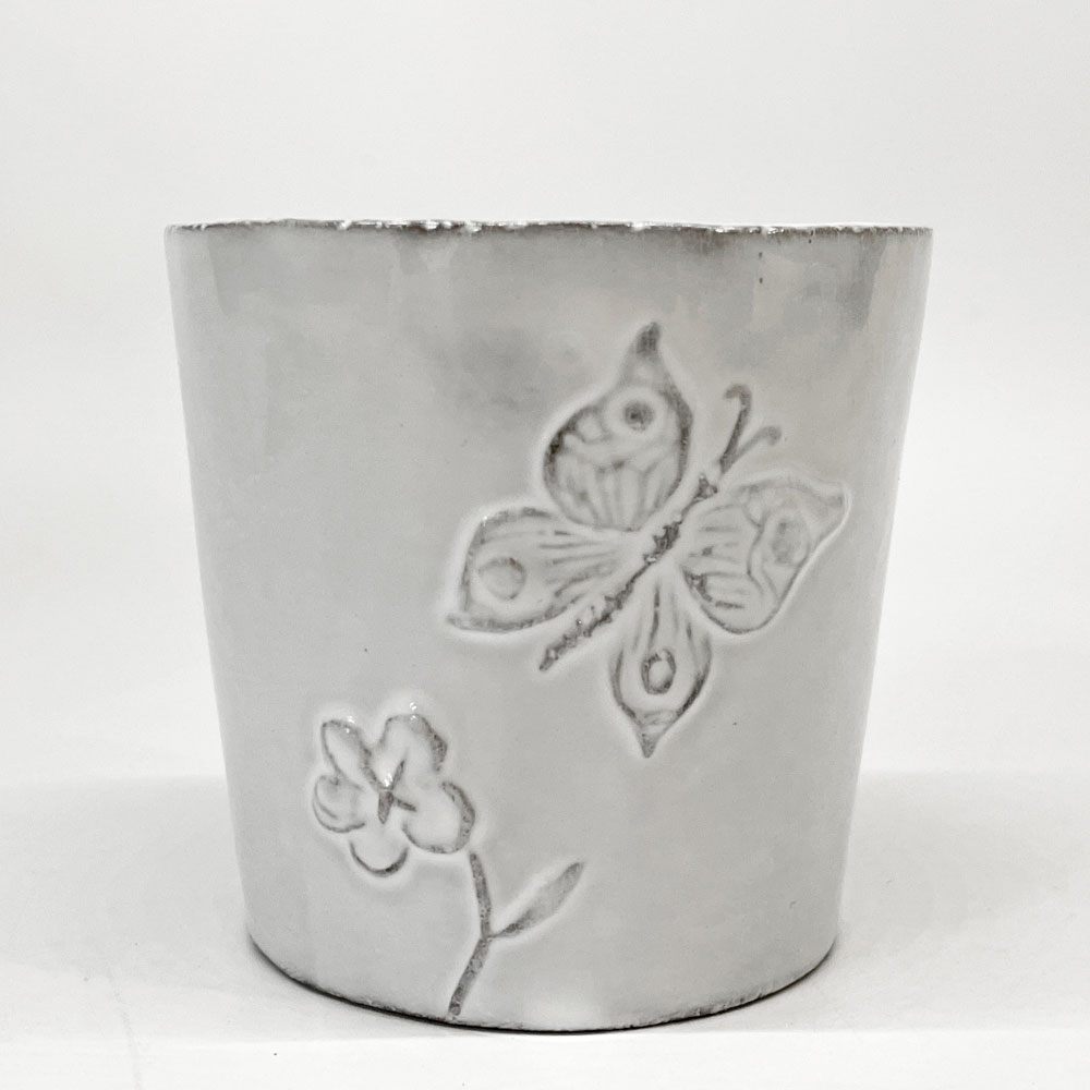アスティエ・ド・ヴィラット Astier de Villatte フルール Fleurs 陶器 カップ タンブラー 蝶 スズラン フランス  ★