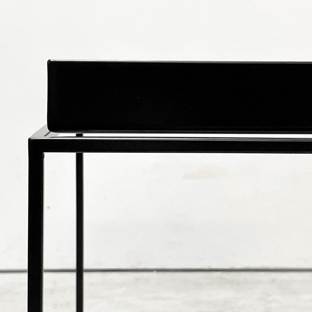 ヘイ HAY トレイテーブル Tray Table コーヒーテーブル センターテーブル Mサイズ ブラック W40cm スクエア 2Way 北欧 デンマーク モダン 定価￥42,900- D ●