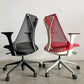 ハーマンミラー Herman Miller セイルチェア SAYL CHAIR デスクチェア オフィスチェア レッド ミドルバック イヴ・ベアール 2013年製 旧モデル 〓