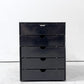 ユーエスエムハラー USM Haller USMハラー ユーエスエム イノス USM inos DRAWER SET ドロワーセット 5段 レターケース ブラック系カラー ●