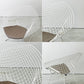ノル Knoll ダイヤモンドチェア Diamond Chair ラウンジチェア ビンテージ ハリー・ベルトイア Harry Bertoia ホワイトフレーム シートパッド付 ミッドセンチュリー ●