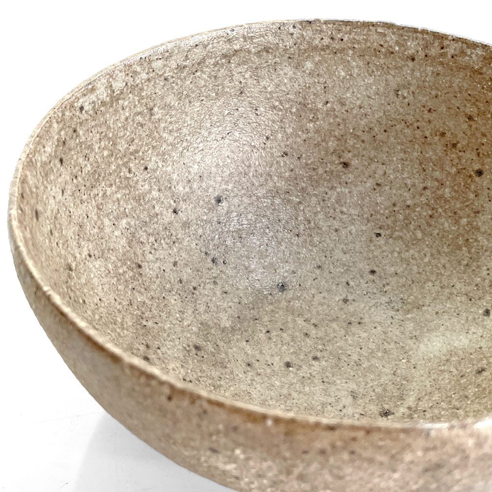 村上 躍 白化粧碗 中鉢 ボウル 汁椀 Φ14cm 陶芸家 現代作家 ■