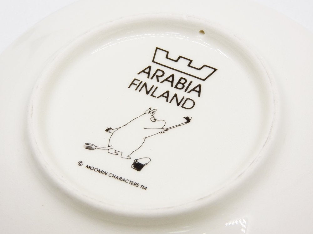 アラビア ARABIA ムーミン Moomin ハッピートゥギャザー Happy Together プレート 飾り皿 1995-2005 廃番 フィンランド 北欧食器 A ●