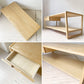 リラックスフォーム RELAX FORM クラム センターテーブル CLAM CENTER TABLE タモ材 W105cm 定価￥44,000- ★