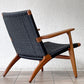 カールハンセン＆サン Carl Hansen & Son CH25 イージーチェア ラウンジチェア ウォールナット材 ブラックペーパーコード ハンス・J・ウェグナー デンマーク 北欧家具 ◇